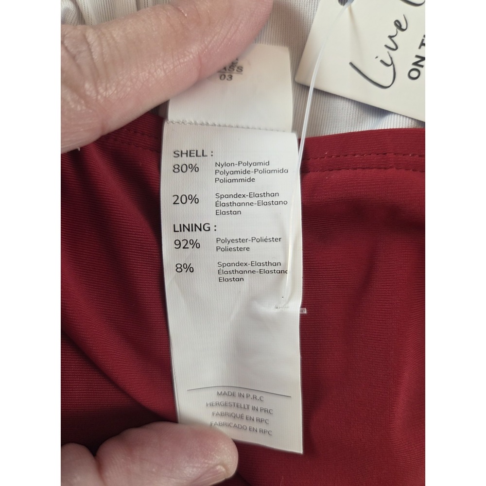 Cupshe One Piece Swim Bathing Suit Medium Red - Picture 5 of 5